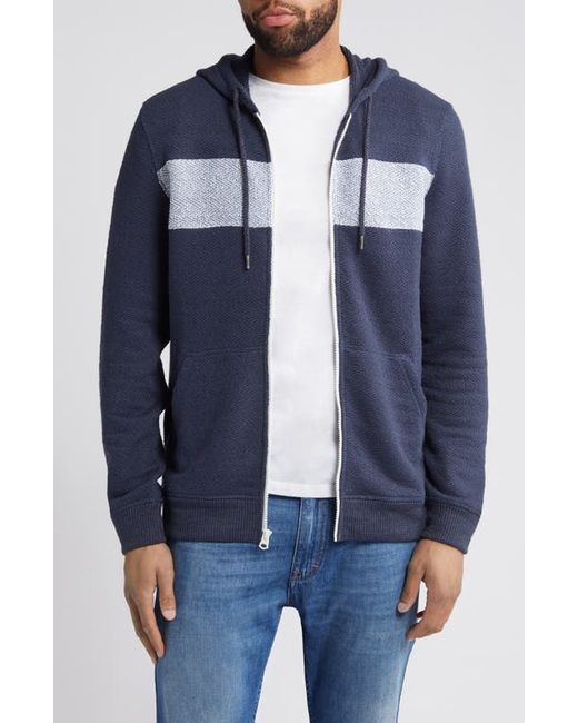 Faherty Whitewater Cotton Blend Zip-Up Hoodie