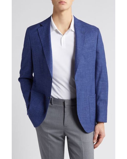 Peter Millar Tailored Fit Wool Silk Linen Blend Sport Coat
