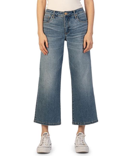 KUT from the Kloth High Waist Ankle Wide Leg Jeans Expedited W/Med
