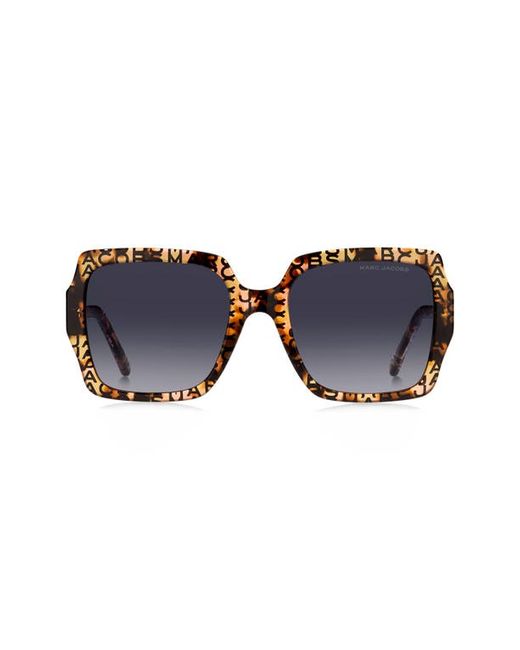 Marc Jacobs 55mm Gradient Square Sunglasses Pattern Havana/Grey Shaded