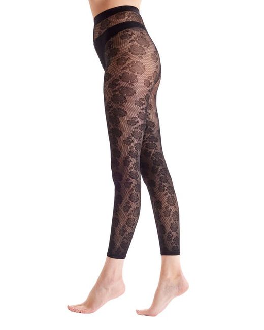 Pretty Polly Floral Net Footless Tights