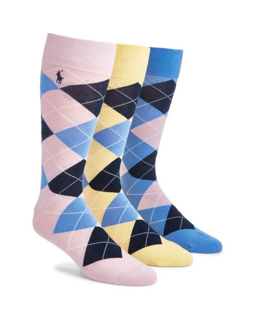 Polo Ralph Lauren 3-Pack Argyle Socks