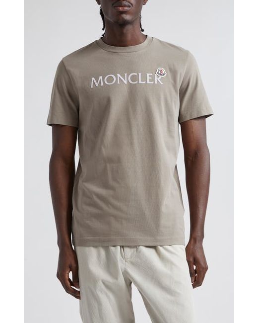 Moncler Logo Cotton Graphic T-Shirt