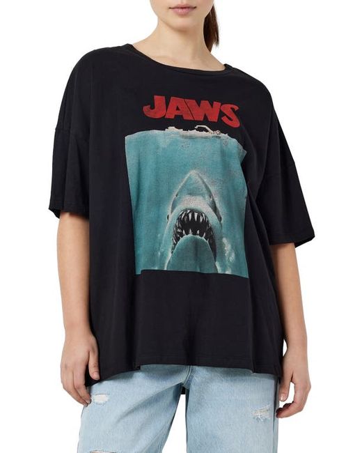 Noisy May Jaws Cotton Graphic T-Shirt