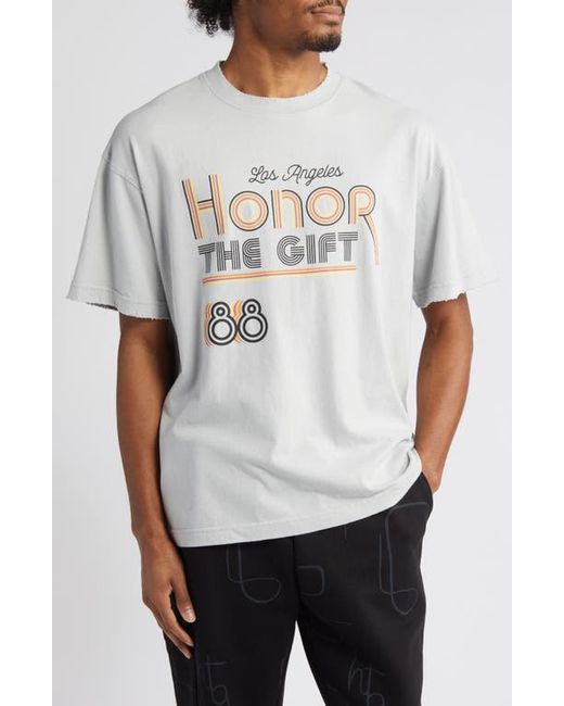 Honor The Gift Retro Honor Ringer Graphic T-Shirt