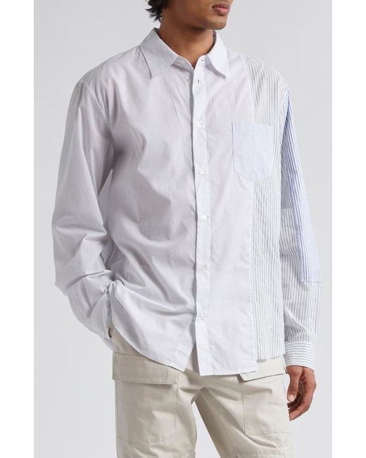 John Elliott Cloak Paneled Button-Up Shirt