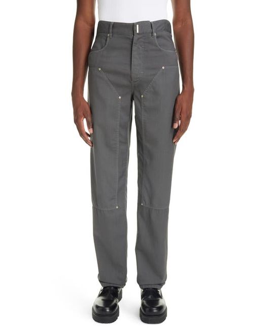 Givenchy Riveted Stretch Wool Carpenter Pants