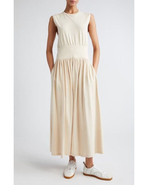 Totême Sleeveless Cotton Midi Dress