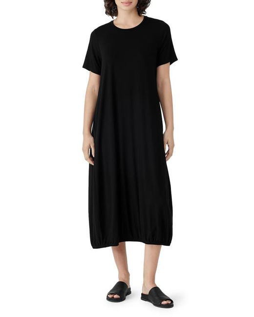 Eileen Fisher Stretch Jersey Midi Dress