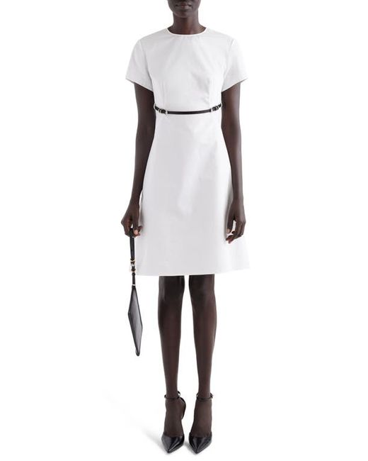 Givenchy Voyou Belted Poplin Dress