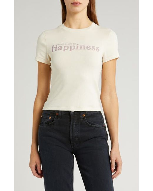 Re/Done Pams Guide To Happiness 90s Graphic T-Shirt