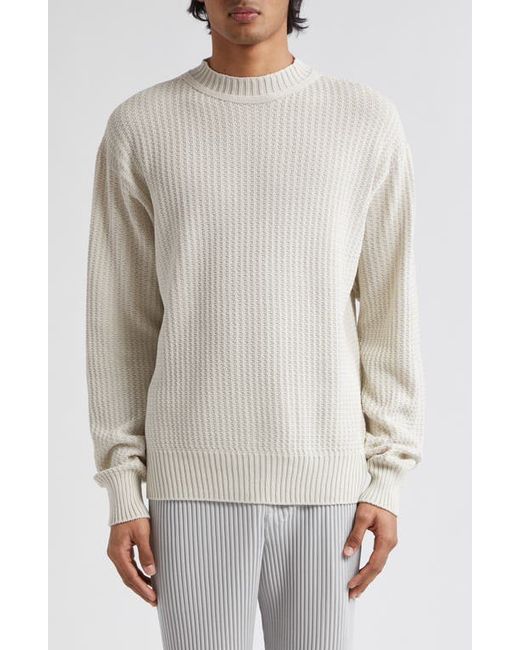 Homme Pliss Issey Miyake Common Textured Knit Sweater