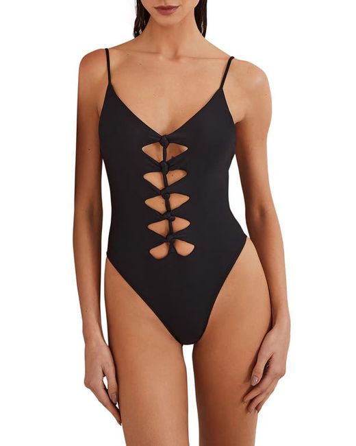 Vix Megan Solid One-Piece Swimsuit