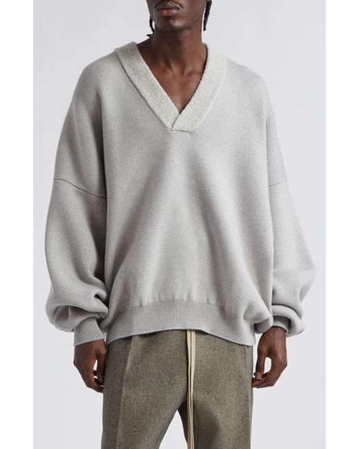 Fear Of God Virgin Wool Blend V-Neck Sweater