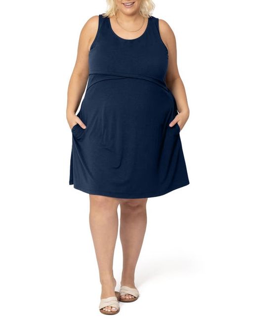 Kindred Bravely Penelope Crossover Maternity/Nursing Dress