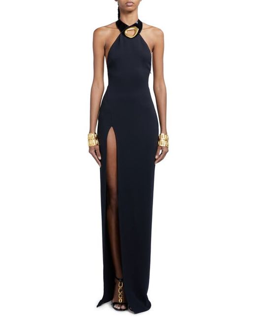 Tom Ford Sable Evening Halter Gown