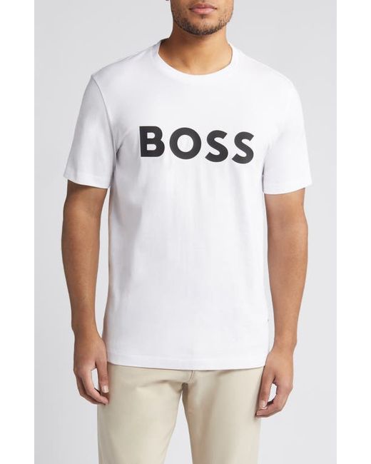 Boss Tiburt Logo Graphic T-Shirt