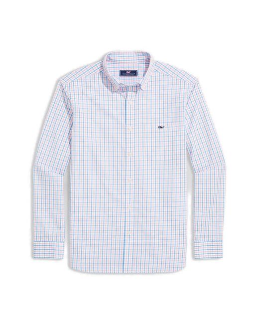 Vineyard Vines Classic Fit Gingham Cotton Button-Down Shirt