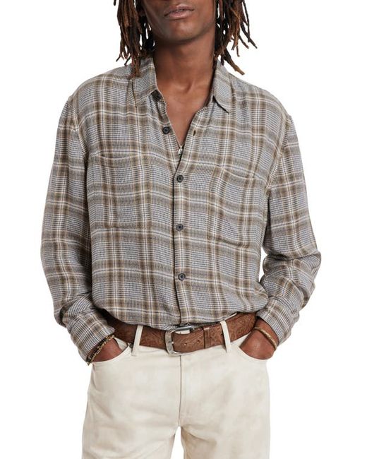John Varvatos Cole Plaid Button-Up Shirt