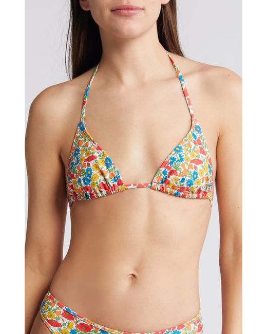 Nu Swim x Liberty London Drip Triangle Bikini Top