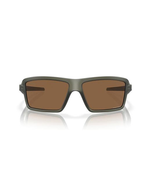 Oakley Cables 63mm Prizm Oversize Rectangular Sunglasses
