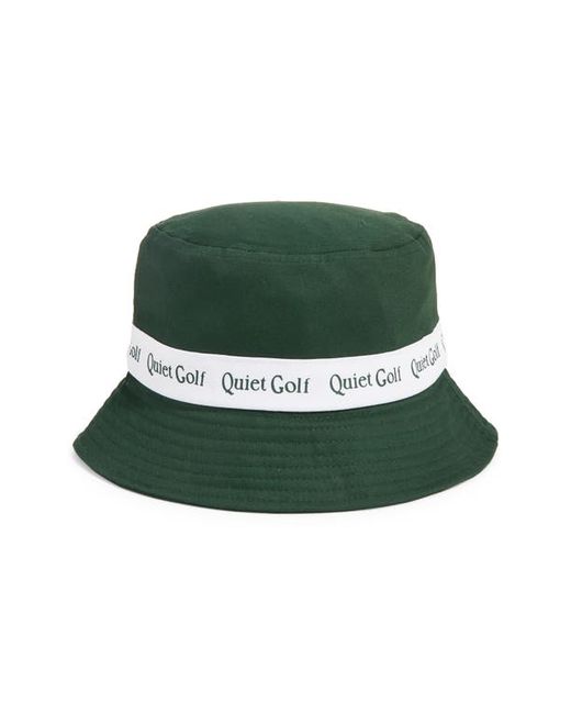 Quiet Golf Logo Golf Bucket Hat