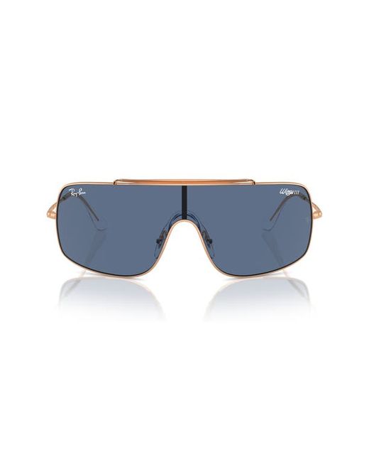 Ray-Ban Wings III 36mm Square Wrap Shield Sunglasses