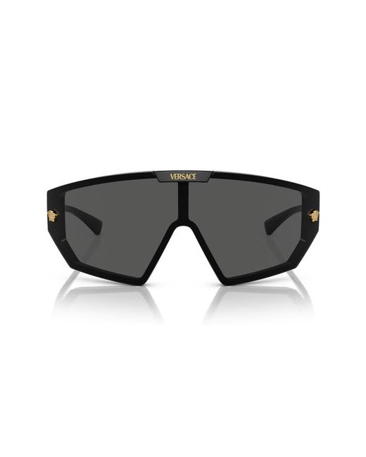 Versace 47mm Irregular Mask Sunglasses