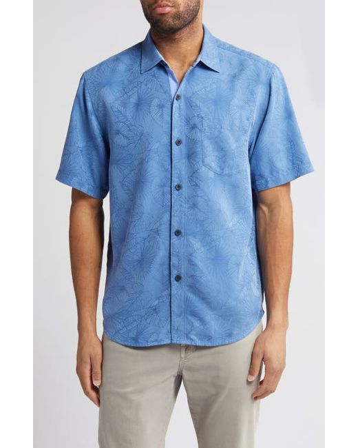 Tommy Bahama Coconut Point Keep it Frondly IslandZone Short Sleeve Performance Button-Up Shirt