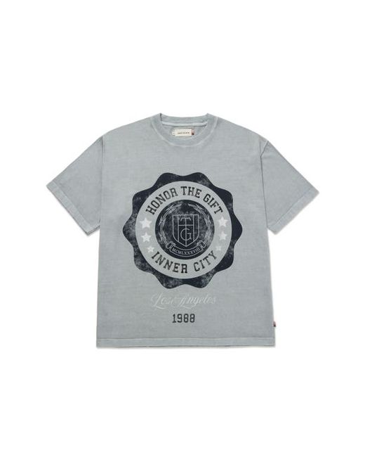 Honor The Gift Seal Logo Cotton Graphic T-Shirt