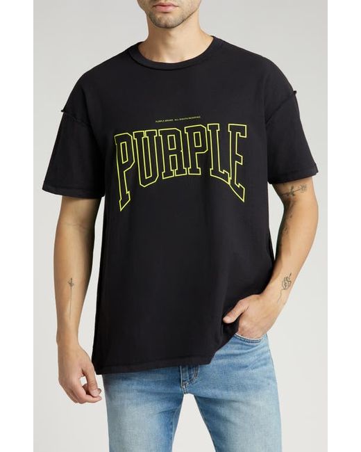 Purple Brand Oversize Inside Out Graphic T-Shirt