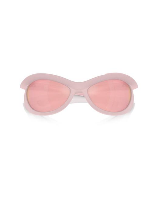 Burberry 66mm Oversize Irregular Sunglasses
