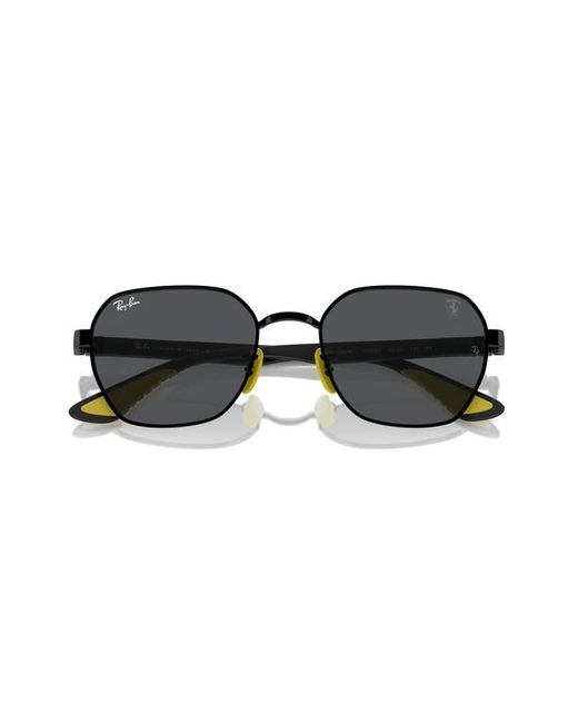 Ray-Ban x Scuderia Ferrari 54mm Chromance Irregular Sunglasses