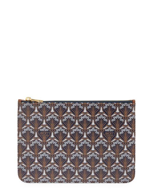 Liberty London Coated Canvas Zip Pouch