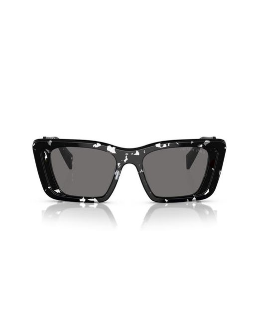 Prada 51mm Butterfly Polarized Sunglasses