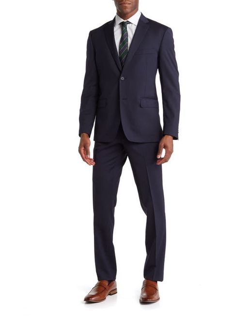 JB Britches Sartorial Two Button Notch Lapel Wool Blend Suit