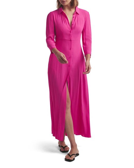 Favorite Daughter The Really Take Me Seriously Long Sleeve Maxi Shirtdress