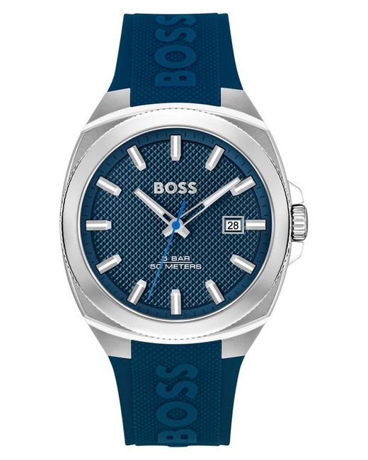 Boss Walker Silicone Strap Watch 41mm