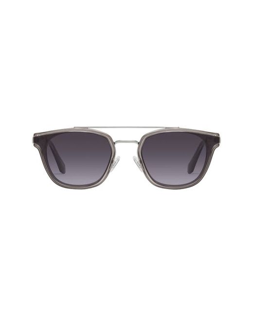 Quay Australia 44mm Gradient Square Sunglasses Grey/Smoke