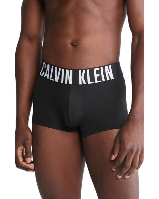 Calvin Klein Assorted 3-Pack Performance Microfiber Trunks Ivory/Black/grey