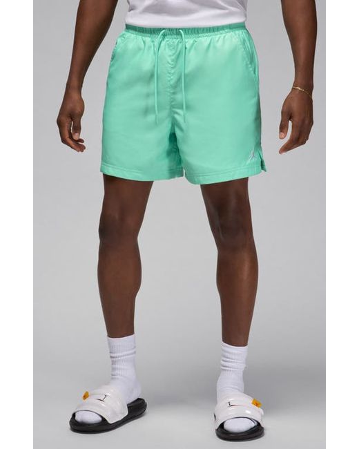 Jordan Essential Poolside Drawstring Shorts Emerald Rise/White