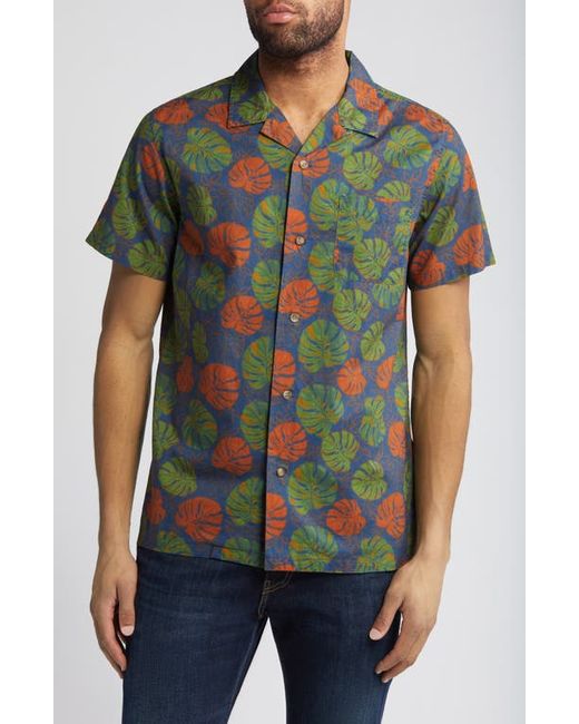 Pendleton Aloha Print Short Sleeve Button-Up Shirt