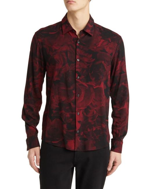 Boss Ermo Floral Button-Up Shirt