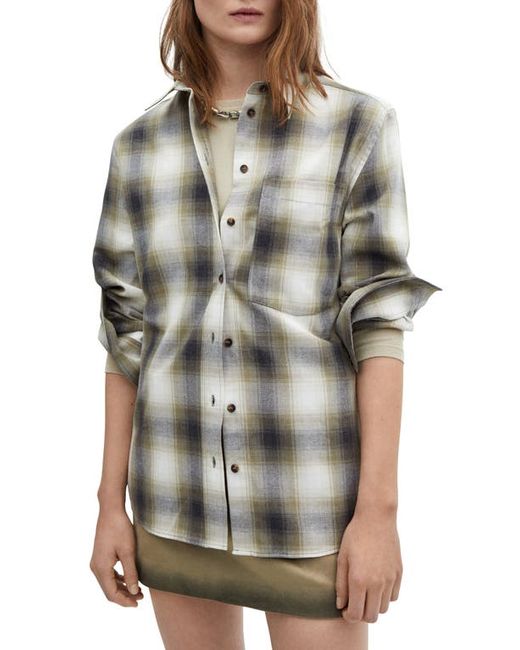 Mango Camisa Aurelius Plaid Button-Up Shirt