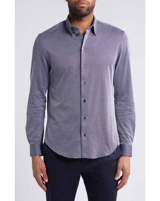 Emporio Armani Cotton Blend Button-Up Shirt