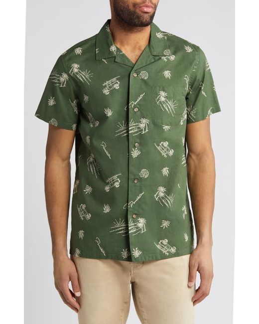 Pendleton Aloha Print Short Sleeve Button-Up Shirt