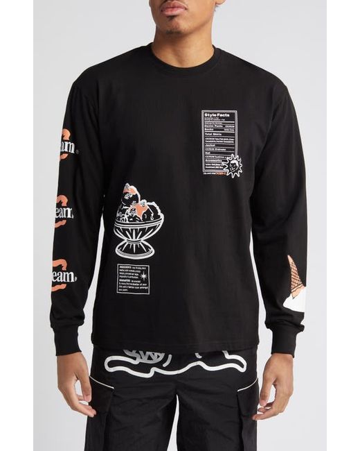 Icecream Style Facts Long Sleeve Graphic T-Shirt