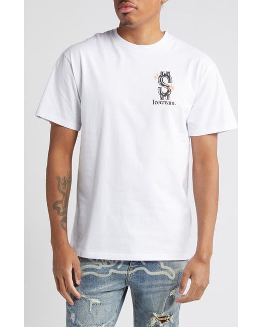 Icecream Wealth Cotton Graphic T-Shirt