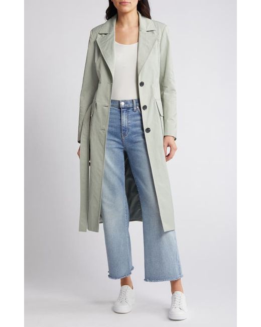 Avec Les Filles Tailored Belted Trench Coat