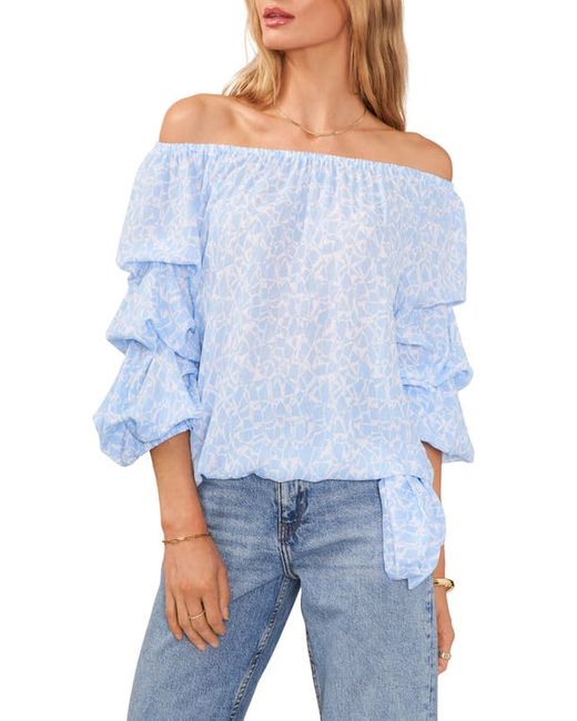 Vince Camuto Off the Shoulder Bubble Sleeve Top